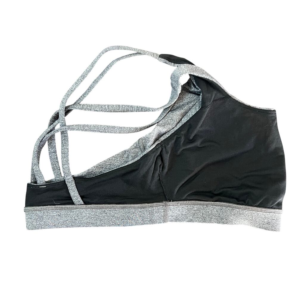 Lululemon Strappy Back Sports Bra Gray Heather No Size Tag - Picture 8 of 8